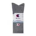 thumbnail image 6 of Champion Men’s Crew Socks 6 Pack – Flat Knit, Moisture-Wicking, Arch Support, Stretch Comfort, Sizes 6–12.5, 6 of 6