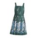 thumbnail image 4 of Delantal de mujer, delantal de cocina, falda para el hogar, paño de trabajo impermeable de estilo Retro, delantal de estilo chino para cocinar en, 4 of 8