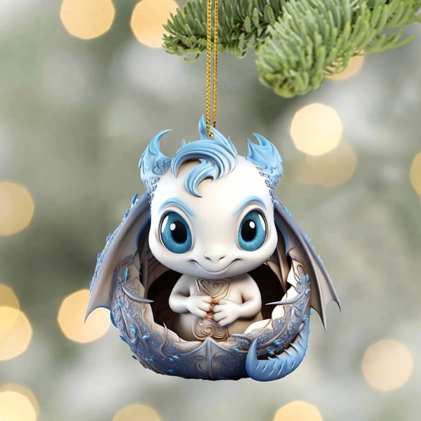 1 Adorno Navideño para Árbol de Navidad 2024, Acrílico, para Colgar En El Árbol, Fiestas, Coches, Decoración Del Hogar.