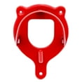 thumbnail image 2 of Jeffers Metal Horse Bridle Storage Bracket, Red – PVC Coated Wall Mounted Hanger for Tack Room, Stable, Barn, Trailer – Equestrian Halter, Reins, & Tack Organizer, Horse Barn Accessories, 2 of 6
