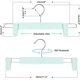 thumbnail image 3 of Space-Saving Skirt Holders with 360 Swivel Hooks, Adjustable Clips, Trouser Hangers, Clothes Coat Garment Jeans Hangers (20 Pack, Green), 3 of 4