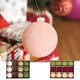 thumbnail image 1 of Adornos de 12 piezas de bolas de terciopelo navideño - Decoraciones de árbol navideño de plástico irrompible de 2,4 pulgadas con aros colgantes, 1 of 9