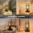 Natyswan Industrial Table Lamp Set of 2, Small Touch Control Edison ...