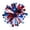 BLUE B, variant on Patriotic Star Hair Clips – 3pc Red White Blue Hairpins, Carnival Confetti Tinsel, Independence Day Accessory
