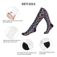 thumbnail image 6 of Bixox Happy Kitten Faces Print Compression Socks,Compression Socks Women & Men Circulation for Medical,Running,Athletic, 6 of 7