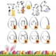 thumbnail image 5 of Galletas Dibujos Animados Moldes para Hornear Lindos Pascua Acero Inoxidable Suministros Fiesta Felices, 5 of 9
