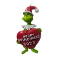 thumbnail image 2 of Grinch Christmas Decorations Grinch Decor the Grinch Stole Christmas Resin Pendant Christmas Tree Decoration, 1PC Christmas Tree Resin Pendant, Christmas Party Supplies, 2 of 8