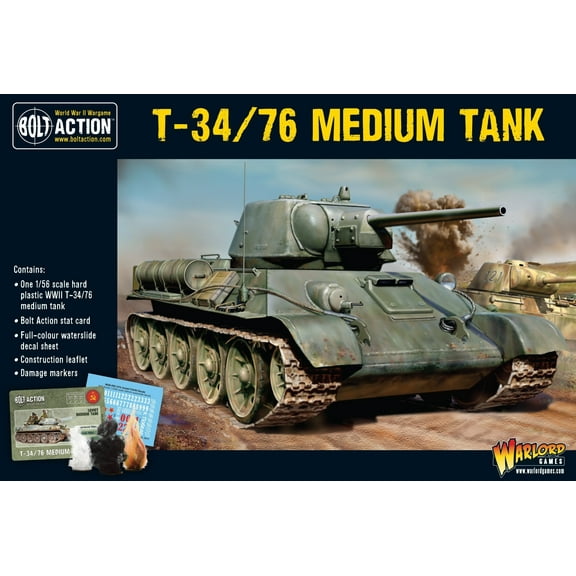 Bolt Action T34/76 Medium Tank
