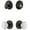 Timeless Bronze, variant on Grandeur 818098 Georgetown Solid Brass Single Cylinder Keyed Entry Knobset And Deadbolt