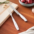 thumbnail image 4 of Henckels Forged Accent 2-pc Carving Set - White Handle, 4 of 9