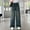 Navy, variant on Girls Fashion Cute Personality Pants Elastic Waist Wide Leg Jeans Casual Demin Pants with Pockets Teen Girl Jeans 13-14 Years