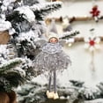 thumbnail image 4 of Muñecos de Ángel de Navidad Advancent Gris Adorno Colgante Decoración para el Hogar, 4 of 6
