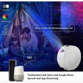 thumbnail image 2 of LED Alexa Star Projector, Smart LED Star Projector 3D Galaxy with App/Voice Control, Timer, 2 of 5