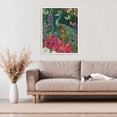 thumbnail image 3 of Stupell Industries Bohemian Garden Motif Peacock White Framed Giclee Art, 24 x 30, by Nicole Tamarin, 3 of 7