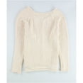 thumbnail image 2 of Free People Womens 2-Tone Knit Pullover Sweater, Orange, X-Small, 2 of 2