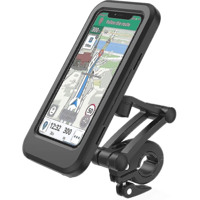 Waterproof Bike Phone Mount Cell Phone Holder 360 Rotation Motorcycle