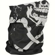 Zan Headgear Motley Tube Poly Skull X Bones One Size