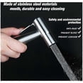 thumbnail image 3 of Set of hand shower for WC, 1.5 my handle, adapter G1/2 plateado, 3 of 5
