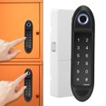 thumbnail image 4 of Password Keyless Lock, Intelligent Wardrobes Anti Theft, Easy To Operate Hotels Public Buildings For Wardrobe Office Black,Silver, 4 of 8