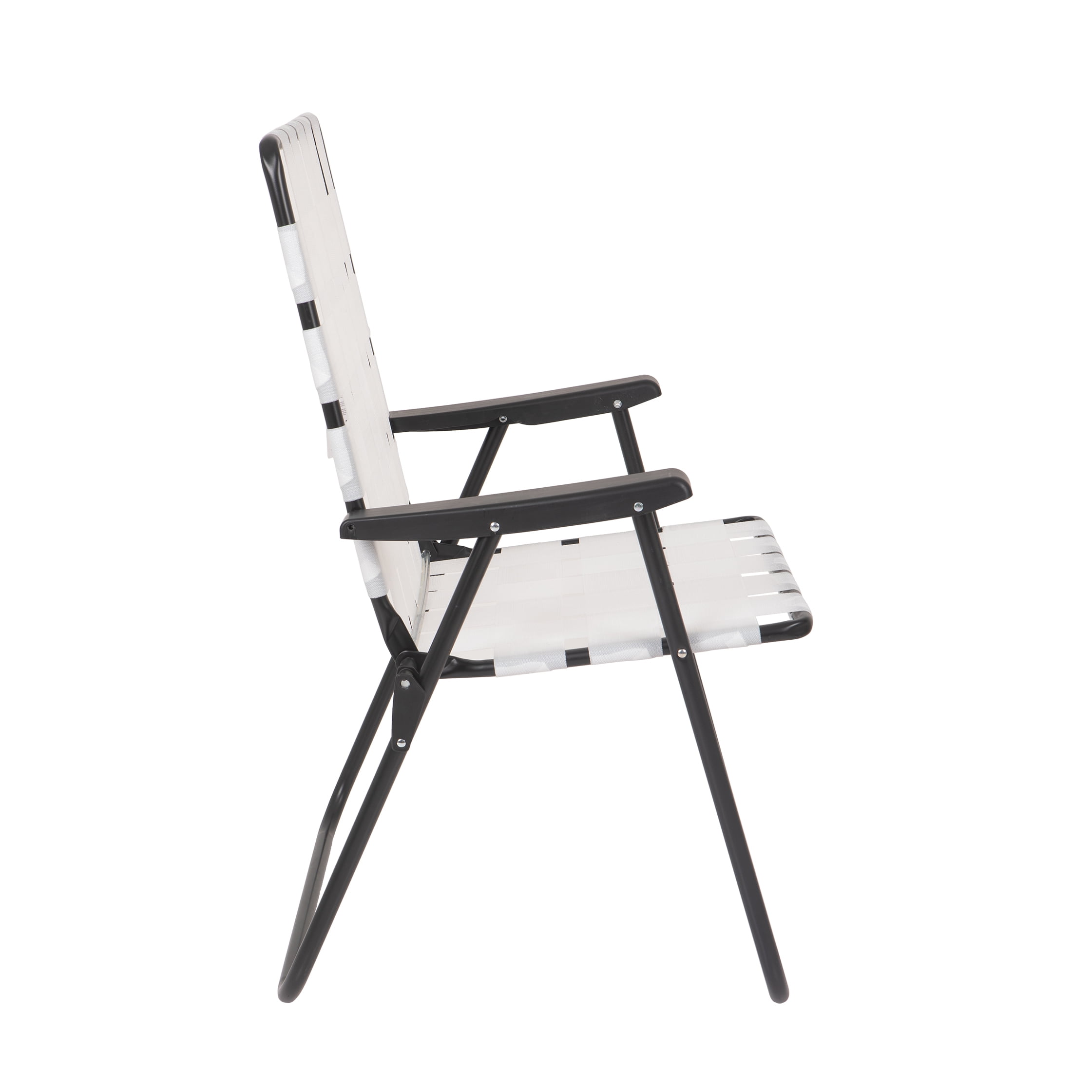 Mainstays High Back Steel Frame Web Strap Chair, Multicolor-2 Pack