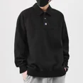 thumbnail image 3 of Camiseta polo para hombre, talla grande, ropa de hombre de gran tamaño, sudaderas de invierno de manga larga, tendencias de moda 2024, nueva camiseta de alta calidad XL, 3 of 4
