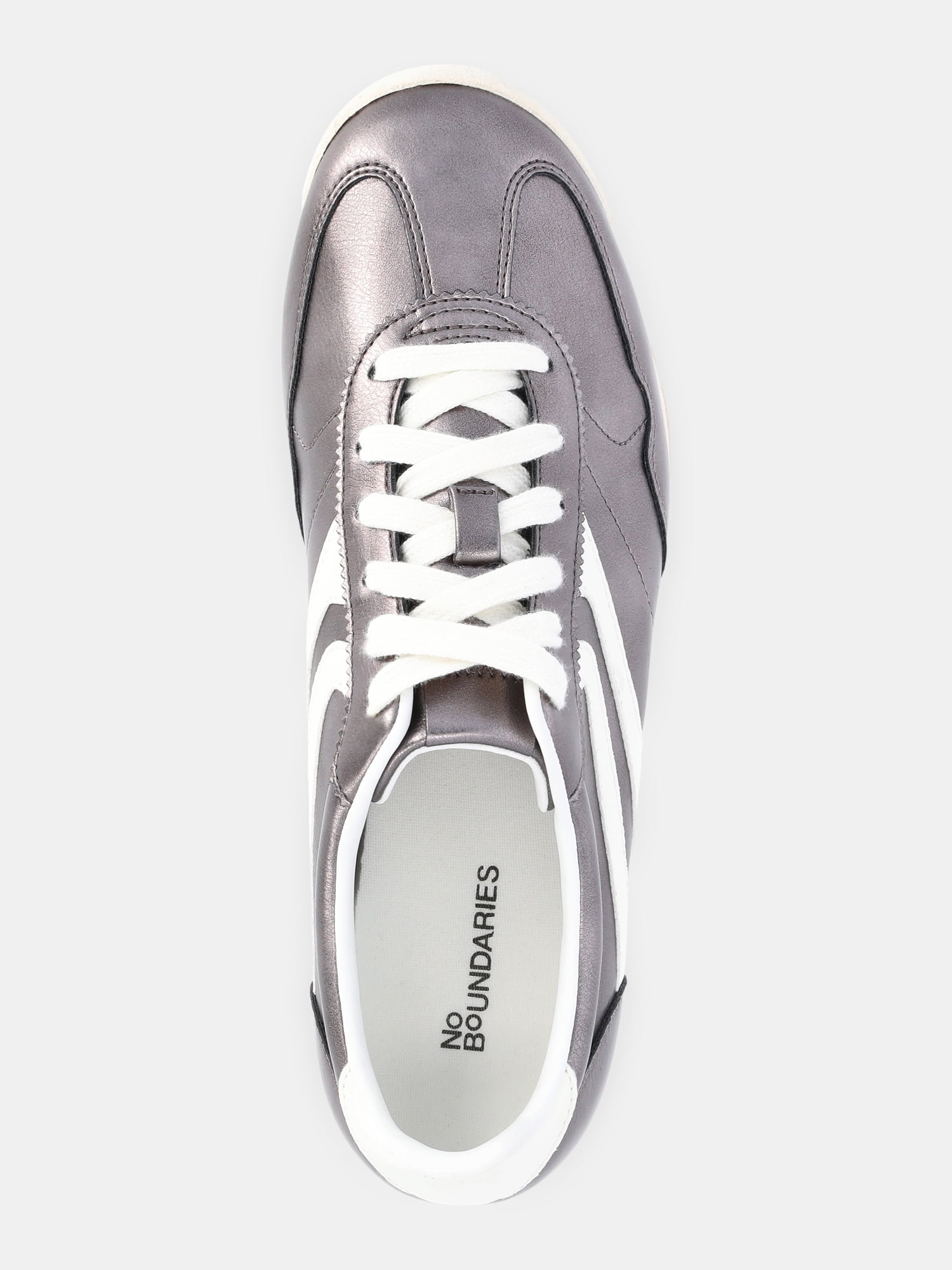 No Boundaries Women's Retro Lace-Up Sneakers