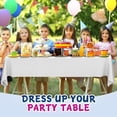 thumbnail image 5 of Clearly Elegant White Plastic Tablecloth Roll with Cutter, 423 Sq.Ft (52"x1181") Extra Large Disposable Picnic Table Cover, Plastic Table Cloth Disposable for Parties, Events and Outdoor Gatherings, 5 of 9