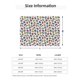 thumbnail image 5 of Fotbe Colorful Numbers Manta de Franela con Estampado, Manta Ultrasuave para Cama, Sofá, Auto, Hipoalergénica y Antibolitas-80"x60", 5 of 6
