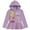 Princess rapunzel, variant on Disney Moana Toddler Girls Zip Up Hoodie Infant to Big Kid