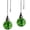 Green, variant on 2Pcs Pull Chain Crystal Glass Ice Cracked Ball Pull Chain for Ceiling Fan Light Decoration, Light Pull Chain with 21Inch 3mm Diameter Ball Beaded Chain