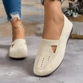 thumbnail image 2 of HBFAGFB Chaussures à Enfiler Femmes Dames Respirantes en Maille Ajourée Légères Chaussures de Marche Blanches Taille 40, 2 of 8