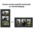 thumbnail image 5 of Americanflat Tri-Photo Frame for Western Home Decor - 4" x 6" - Black, 5 of 8