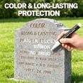 thumbnail image 6 of White Tombstone Marker Pen, Waterproof Stone Inscription Touch-up, 2-Pack, 6 of 7