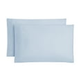 thumbnail image 3 of Mainstays 2-Piece 300 Thread Count Solid Placid-Blue CVC Cotton Blend Pillowcase Set, King , Adult / Teen, 3 of 5