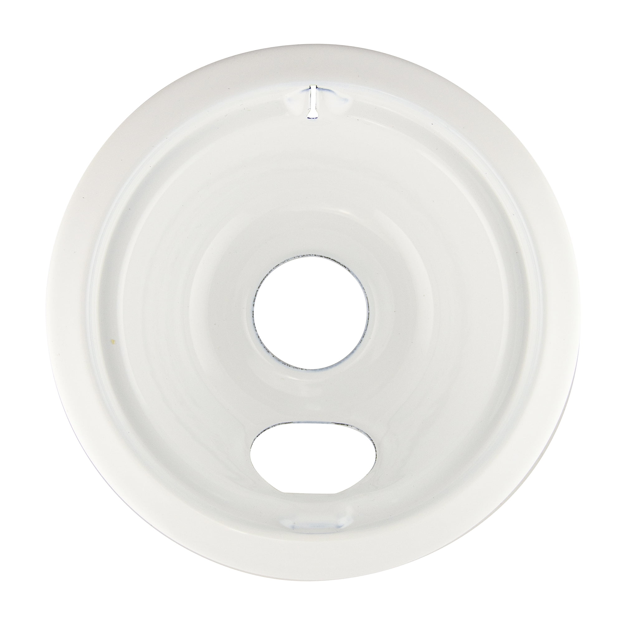 Range Kleen White Porcelain Small Drip Bowl, Style "B".