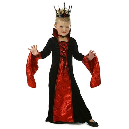 Princess Paradise Girls Dracula Mistress Red Black Child Costume Size