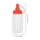 thumbnail image 3 of 4 Uds. Botellas exprimibles, botellas reutilizables para condimentos, frascos exprimibles para condimentos, 3 of 4