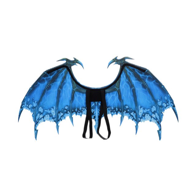 yingyy Party Dragon Wing Accessory Eye-Catching Halloween Decoration For Carnival Animal Costume Blue