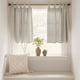 thumbnail image 2 of Cortinas de cocina Jinchan con lazo en la parte superior de lino, 36 cm de longitud, 2 paneles, 2 of 9