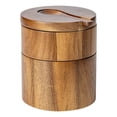 thumbnail image 1 of SDNall Kitchen Storage Containers, Storage Containers with Lids, Water Storage Containers, Wood Pepper Bowl Storage Box Container with Built in Spoon and Magnetic Swivel Lid Hold, 1 of 9