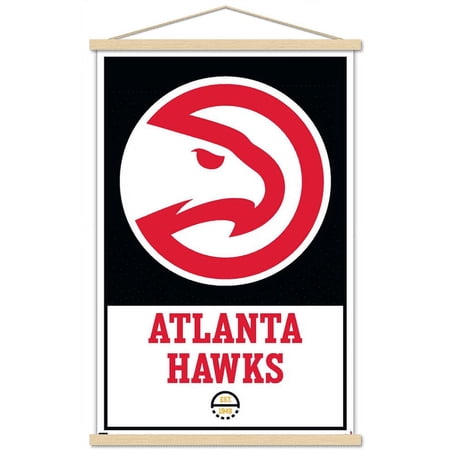 NBA Atlanta Hawks – Logo 21 Wall Poster with Magnetic Frame 22.375 x 34