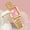 3Golden Powder case, variant on Luxury Fashion Quartz Watch for Women's Analog Clock Stainless Steel Strap Square Simplicity Watch