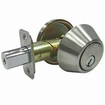 Taiwan Fu Hsing Industrial 222017 Tru-Guard Single Cylinder Deadbolt, Stainless Steel