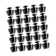 thumbnail image 5 of 25 remaches de cabeza plana redonda, fáciles de instalar, con tornillos de 12 mm. Negro A, 5 of 8