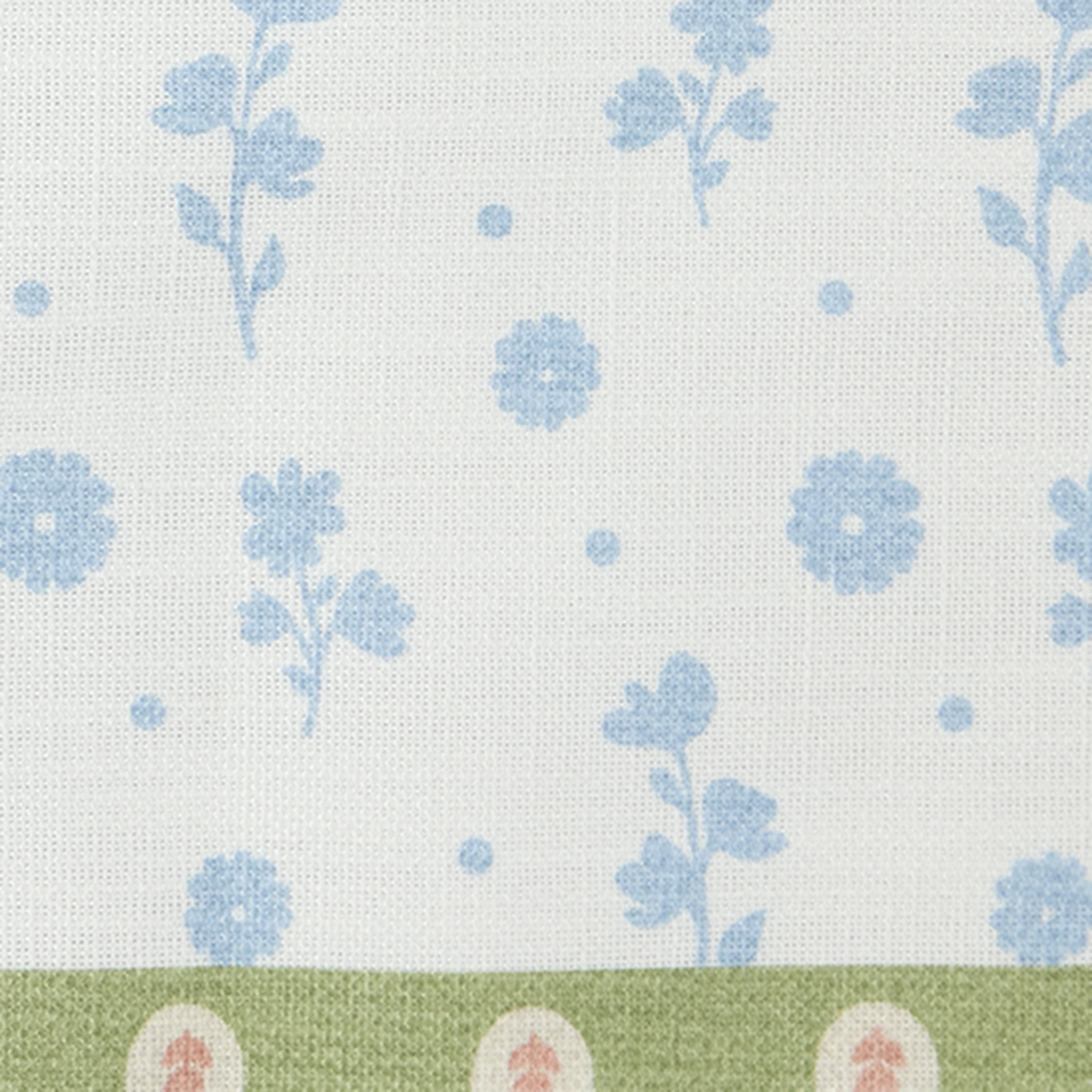 Floral 4 Pack Table Placemat Set - 14" x 19" Each - 100% Cotton, Multi-color