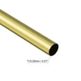 thumbnail image 3 of Uxcell Brass Tubing Seamless Straight Pipes Tube 8mm x 0.25mm x 300mm, 3 of 5