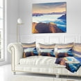 thumbnail image 2 of Designart Val Gardena Valley Panorama - Seashore Throw Pillow - 16x16, 2 of 4