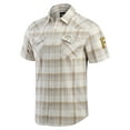 thumbnail image 2 of Men's Darius Rucker Collection by Fanatics Gray Pittsburgh Pirates Plaid Full-Snap Shirt, 2 of 4