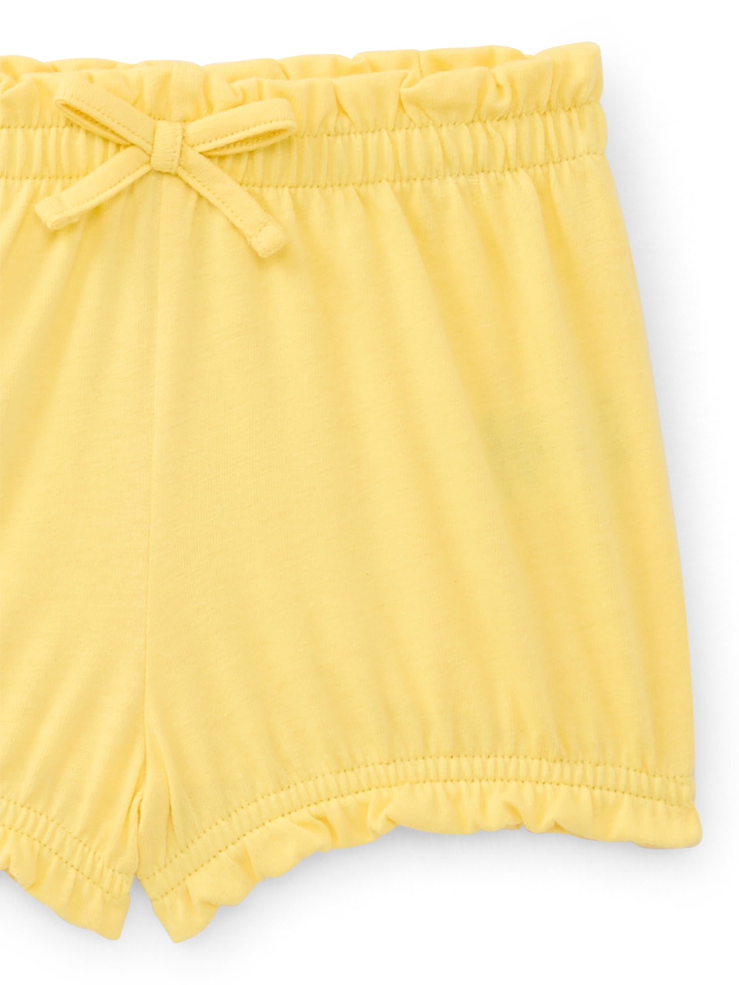 Wonder Nation Baby Girls Bubble Shorts, 3-Pack, Sizes 0-24 Months