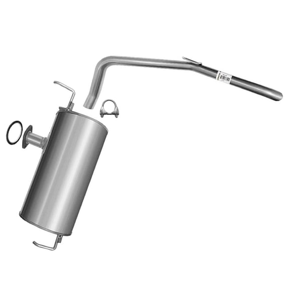 Northeastern Exhaust Muffler & Tail Pipe Fits 2004–2006 Toyota Sienna 3.3L FWD Minivan – Direct Fit | Stainless Steel